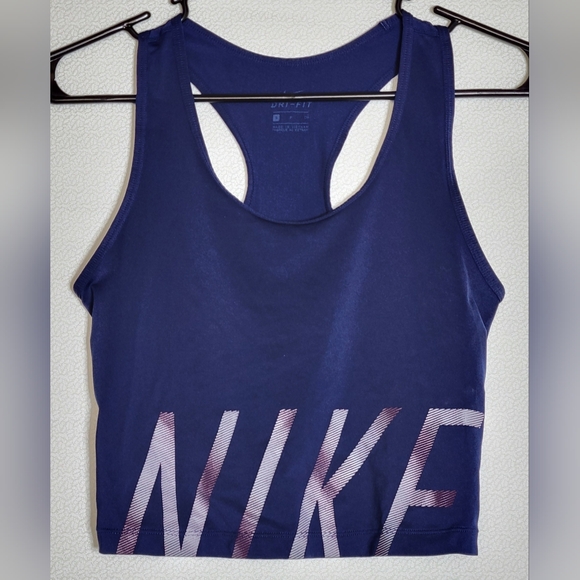 Nike Dri-fit Cropped Racerback Tank Size Small - Picture 3 of 5